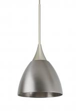 Besa Lighting RXP-1858MN-SN - Besa Divi Pendant, Metal Satin Nickel, Satin Nickel, 1x50W MAX GY6.35 Base