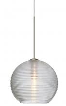 Besa Lighting RXP-461500-SN - Besa Pendant Kristall 6 Satin Nickel Clear 1x35W MAX GY6.35 Base