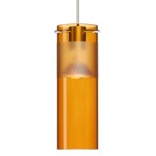 Besa Lighting RXP-6527EG-SN - Besa Pendant Scope 7 Satin Nickel Armagnac/Frost 1x50W MAX GY6.35 Base MR16