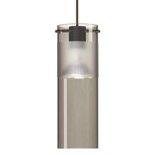 Besa Lighting RXP-6527ES-BR - Besa Pendant Scope 7 Bronze Smoke/Frost 1x50W MAX GY6.35 Base MR16