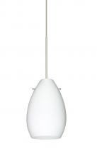 Besa Lighting X-171307-SN - Besa Pendant For Mulitport Canopy Pera 6 Satin Nickel Opal Matte 1x50W MAX GY6.35 Base