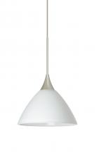 Besa Lighting X-174307-LED-SN - Besa Pendant For Multiport Canopy Domi Satin Nickel White 1x3W LED