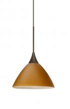 Besa Lighting X-1743OK-LED-BR - Besa Pendant For Multiport Canopy Domi Bronze Oak 1x3W LED