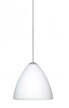 Besa Lighting X-177907-SN - Besa Pendant For Multport Canopy Mia Satin Nickel Opal Matte 1x50W MAX GY6.35 Base