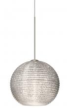 Besa Lighting X-4615GL-SN - Besa Pendant For Multiport Canopy Kristall 6 Satin Nickel Glitter 1x35W MAX GY6.35 Base