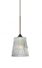 Besa Lighting XP-512500-BR - Besa Pendant Nico 4 Bronze Clear Stone 1x35W MAX GY6.35 Base