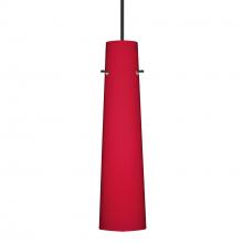Besa Lighting XP-5674RM-BK-L - Besa Camino Pendant Black Ruby Matte 1x50W MAX GY6.35 Base, 15Ft. Cord