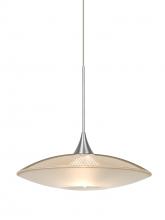Besa Lighting XP-6294GD-SN - Besa Pendant Spazio Satin Nickel Gold/Frost 1x50W MAX GY6.35 Base