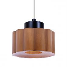 Besa Lighting XP-KAOMD-LED-BK - Besa Kao Pendant, Medium, Black Finish, 1x3W LED