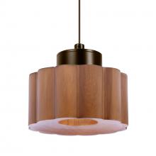 Besa Lighting XP-KAOMD-LED-BR - Besa Kao Pendant, Medium, Bronze Finish, 1x3W LED