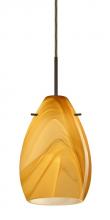 Besa Lighting 1BT-1713HN-HAL-BR - Besa Pera 6 Pendant Bronze Honey 1x40W Halogen