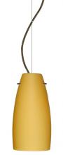 Besa Lighting 1KX-1512VM-LED-BR - Besa Tao 10 LED Cable Pendant Vanilla Matte Bronze 1x9W LED