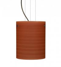 Besa Lighting 1KG-4006CH-BR - Besa Pendant Tamburo 8 Bronze Cherry 1x100W Medium Base