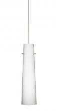 Besa Lighting XP-567407-SN - Besa Camino Pendant Satin Nickel Opal Matte 1x50W MAX GY6.35 Base
