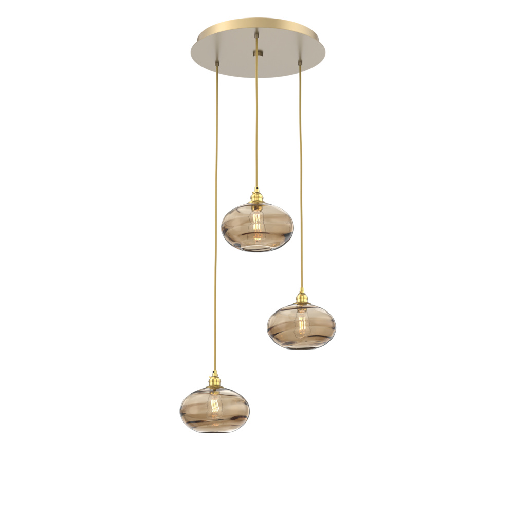 Coppa Round 3pc Multi-Pendant