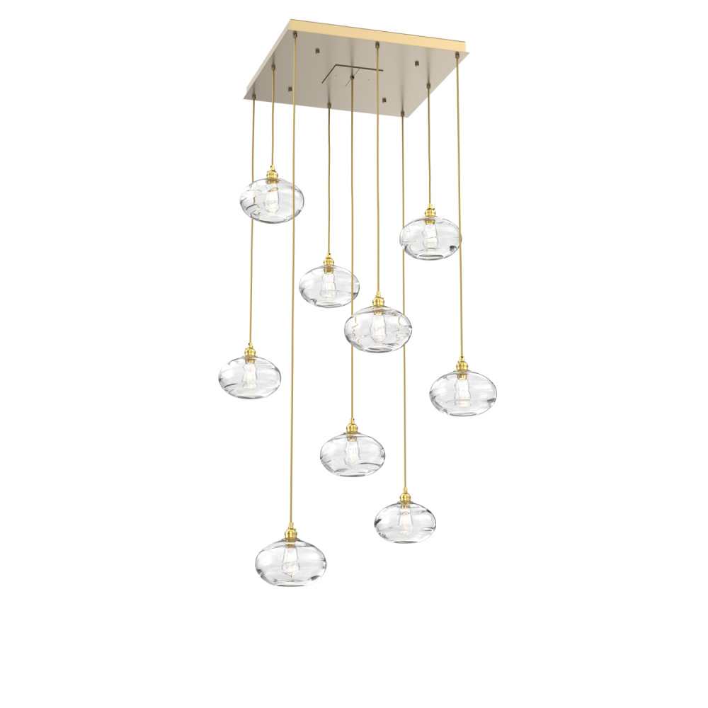 Coppa Square 9pc Multi-Pendant