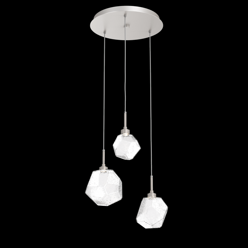 Gem Round 3pc Multi-Pendant