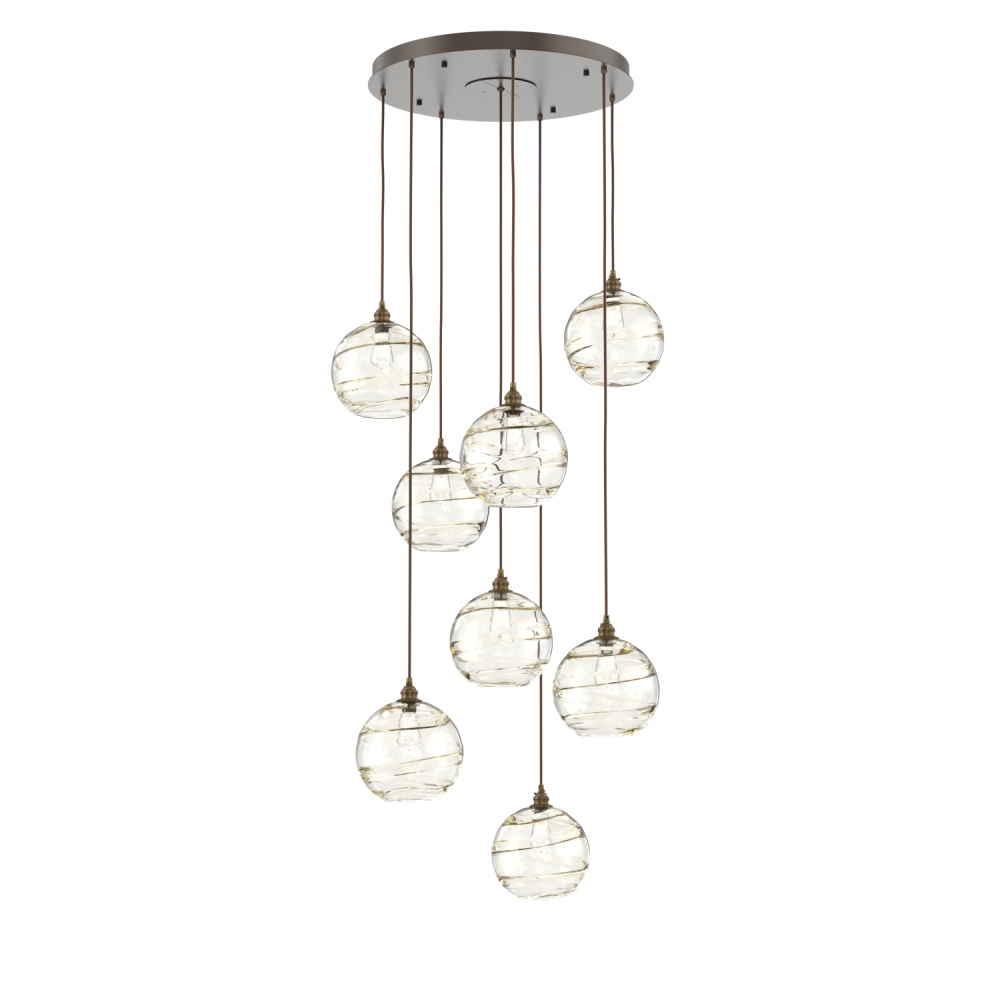 Terra Round 8pc Multi-Pendant
