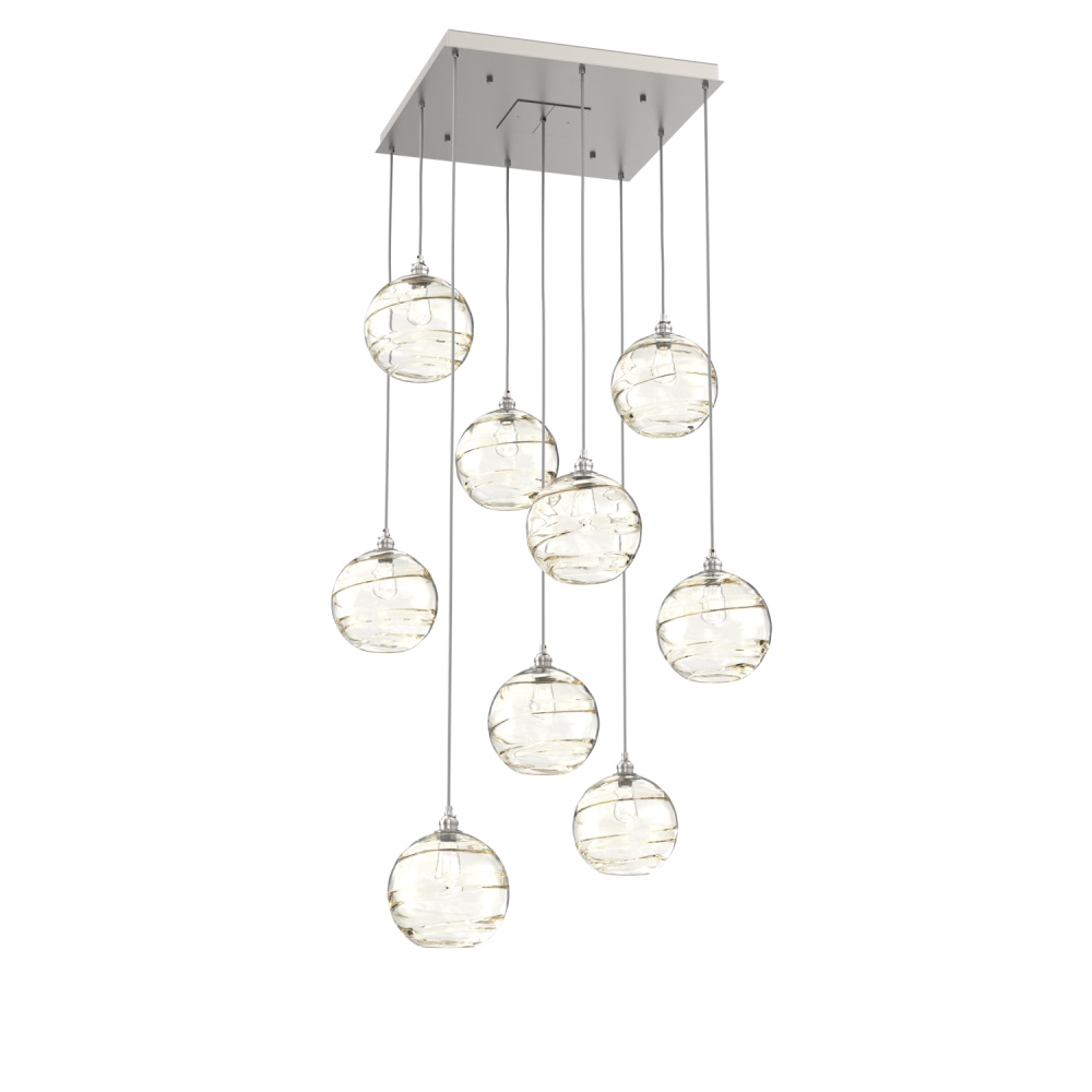 Terra Square 9pc Multi-Pendant