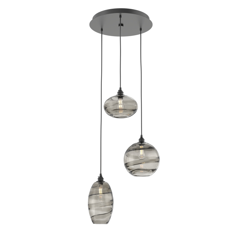Misto Round 3pc Multi-Pendant