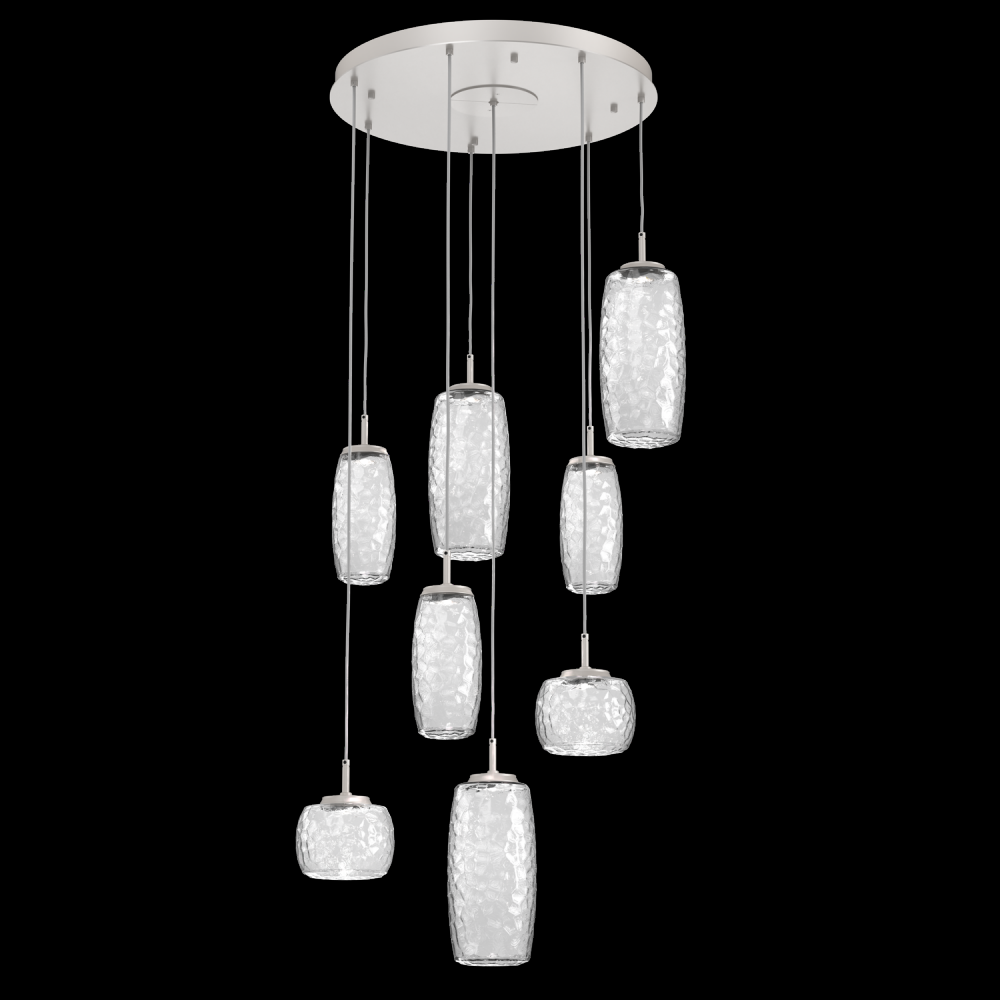 Vessel Round 8pc Multi-Pendant