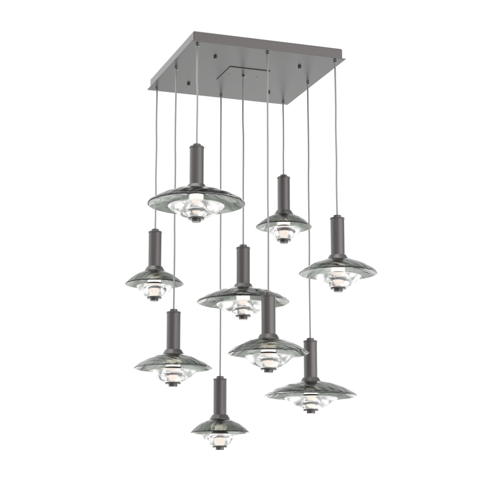 Cirrus Square 9pc Multi-Pendant