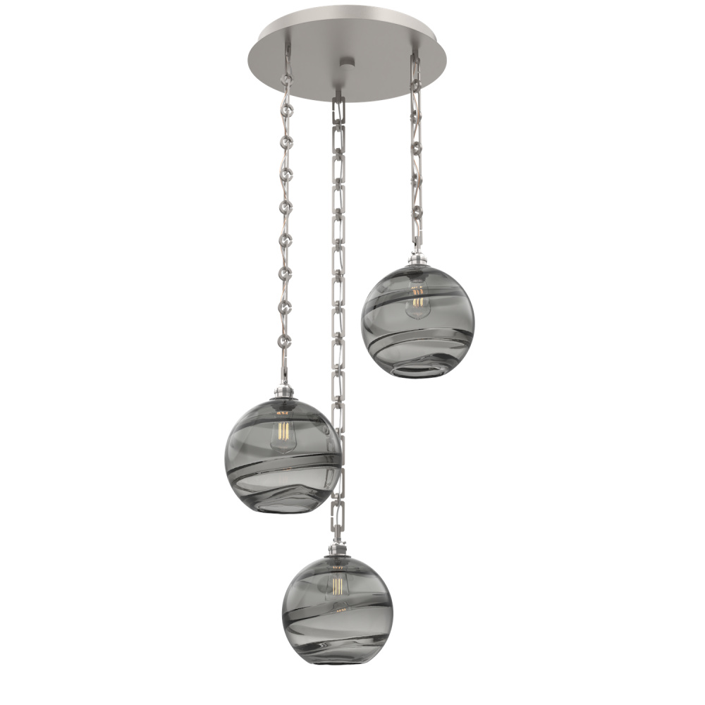 Terra Round 3pc Multi-Pendant Chain