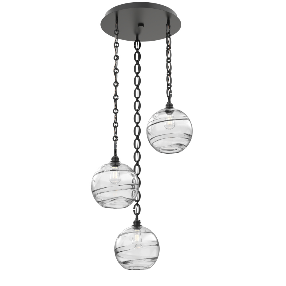 Terra Round 3pc Multi-Pendant with Chain