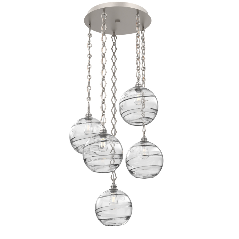 Terra Round 5pc Multi-Pendant Chain