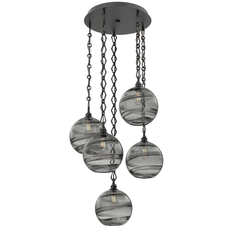 Terra Round 5pc Multi-Pendant Chain