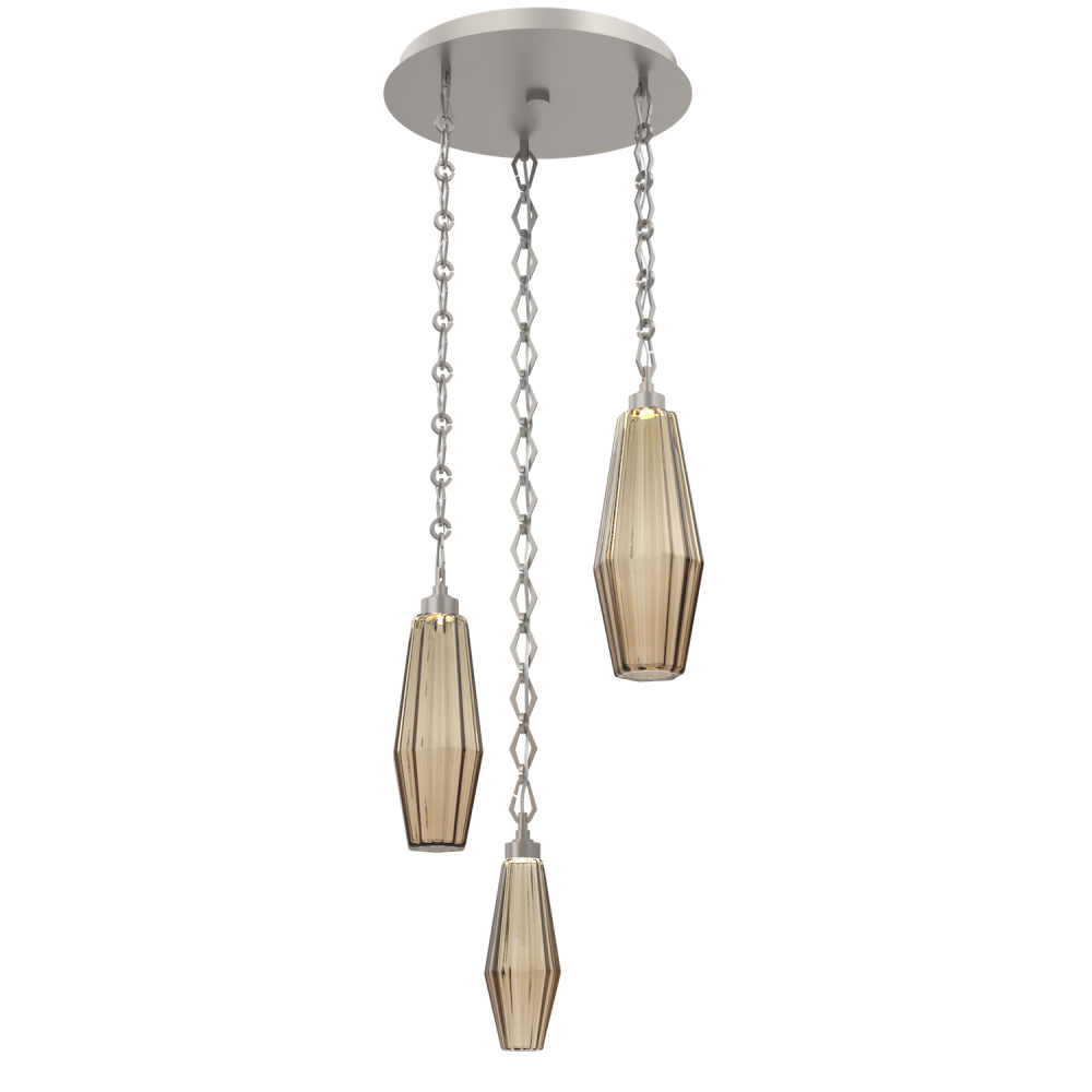 Aalto Round 3pc Multi-Pendant Chain