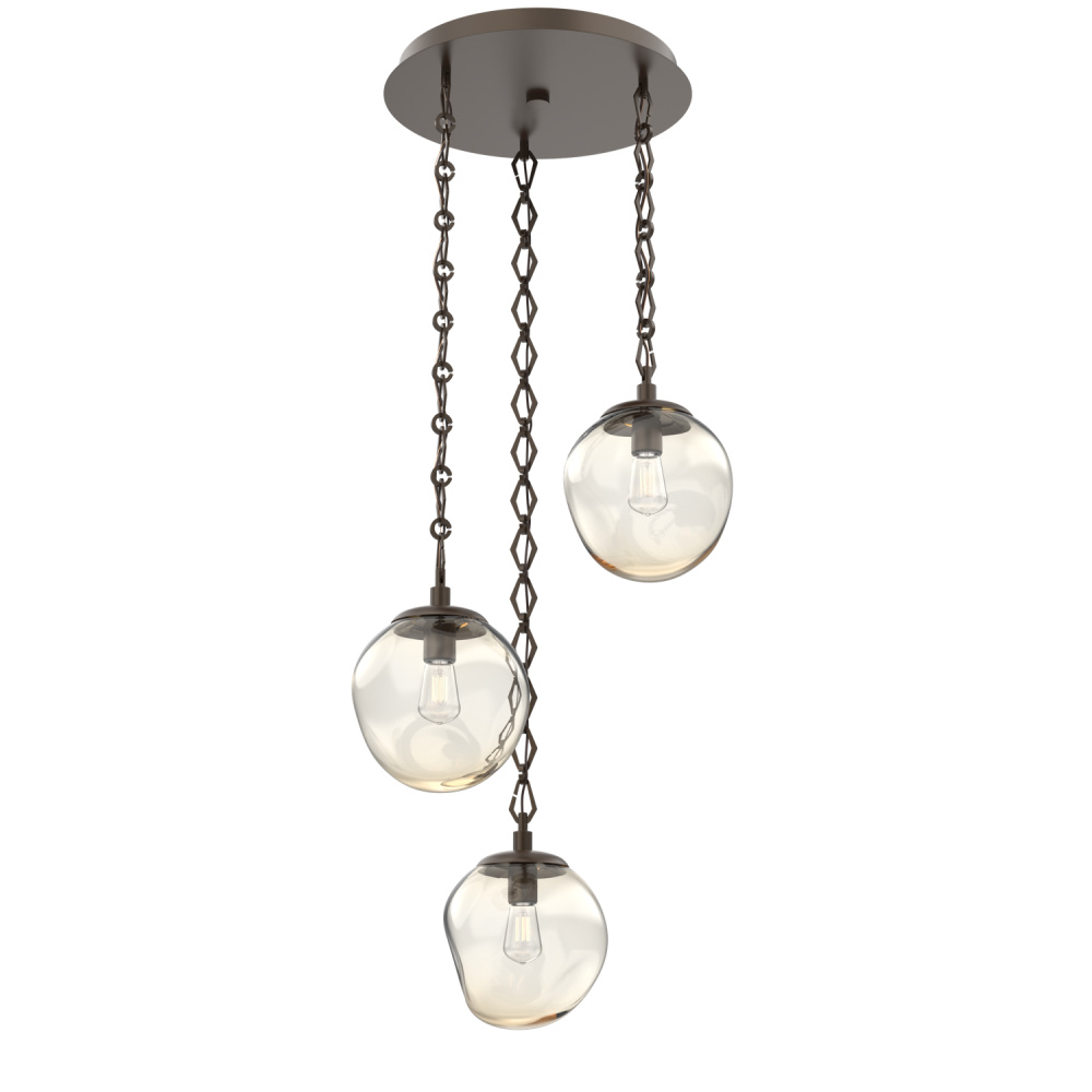 Aster Round 3pc Multi-Pendant Chain (Bulb)