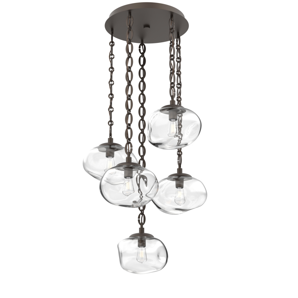 Nova Round 5pc Multi-Pendant Chain (Bulb)