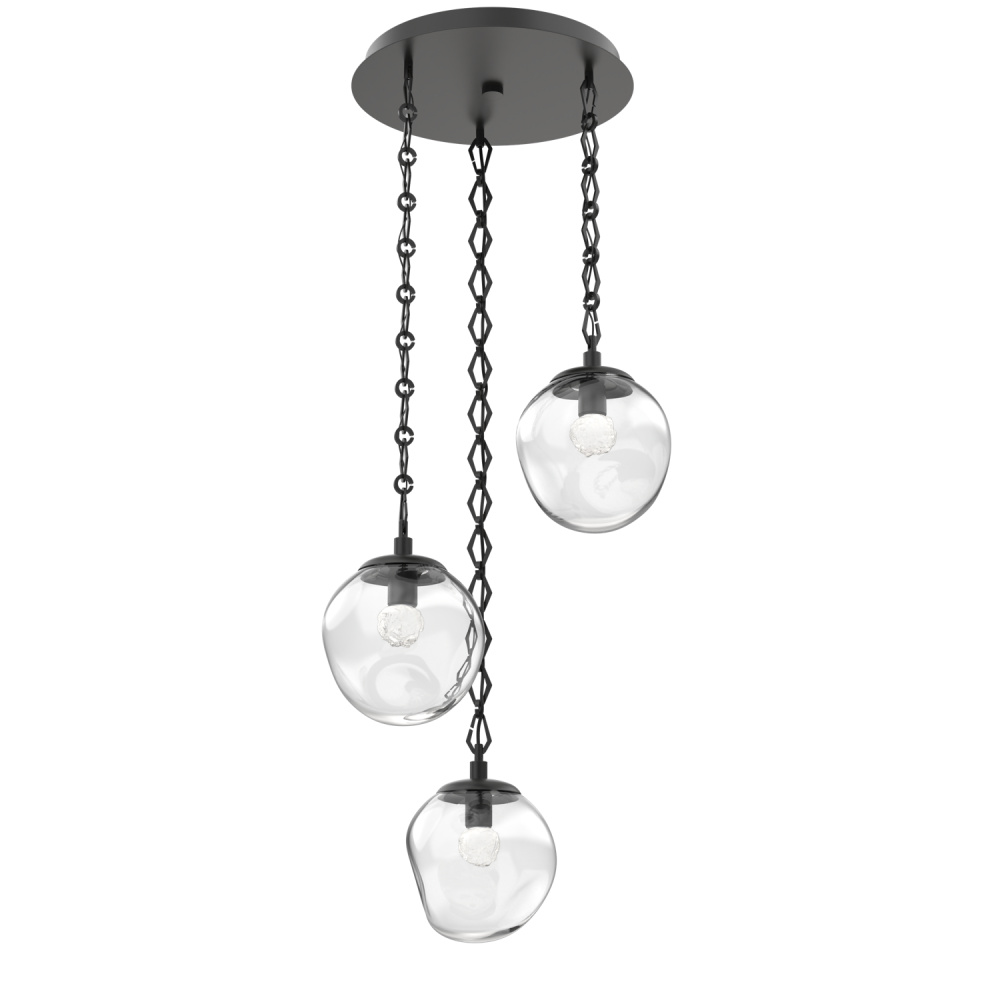 Aster Round 3pc Multi-Pendant Chain (LED)