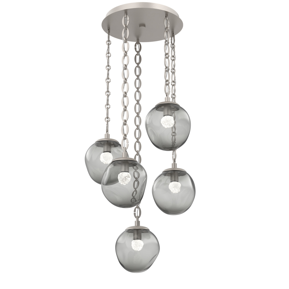 Aster Round 5pc Multi-Pendant Chain (LED)