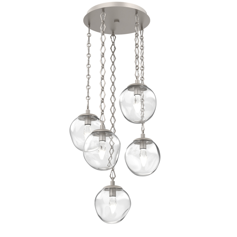 Aster Round 5pc Multi-Pendant Chain (LED)