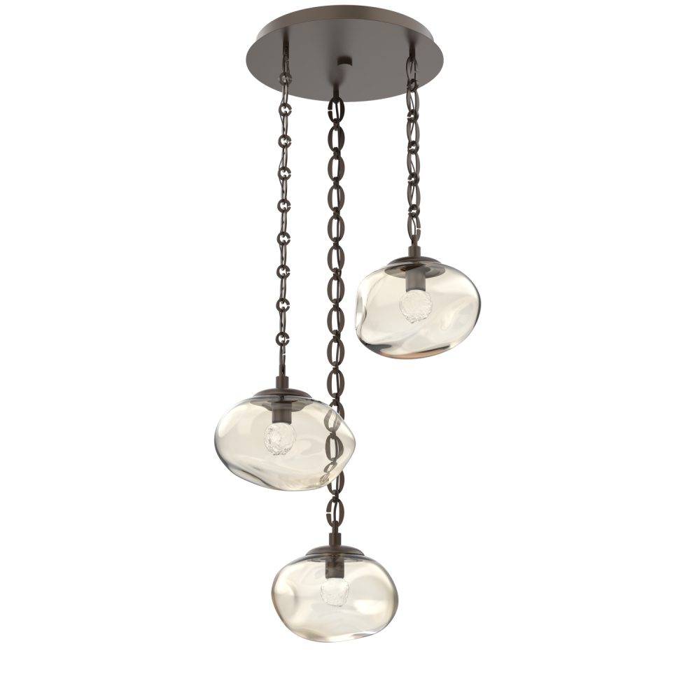 Nova Round 3pc Multi-Pendant Chain (LED)