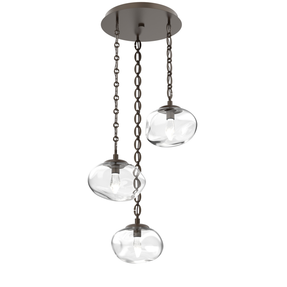 Nova Round 3pc Multi-Pendant Chain (LED)