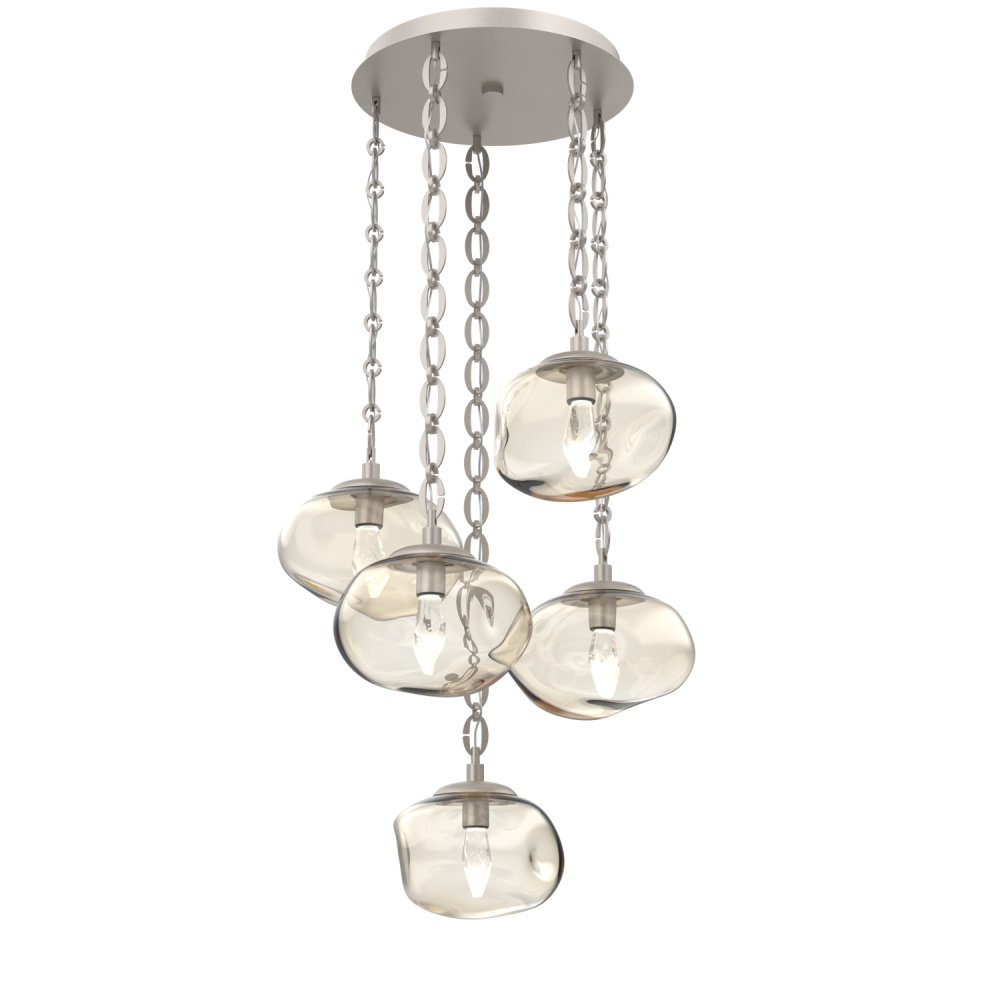 Nova Round 5pc Multi-Pendant Chain (LED)
