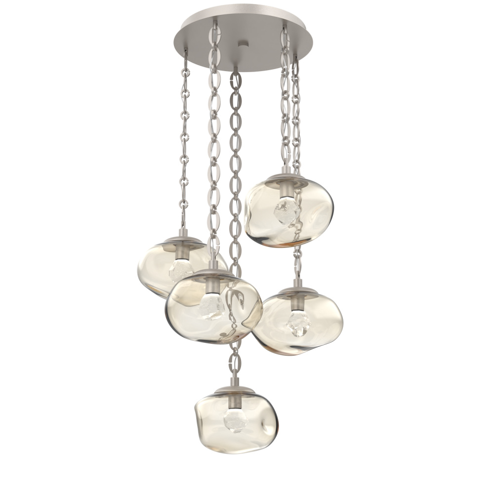 Nova Round 5pc Multi-Pendant Chain (LED)
