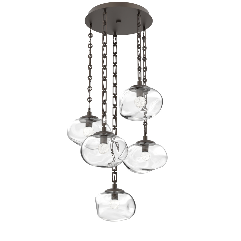 Nova Round 5pc Multi-Pendant Chain (LED)