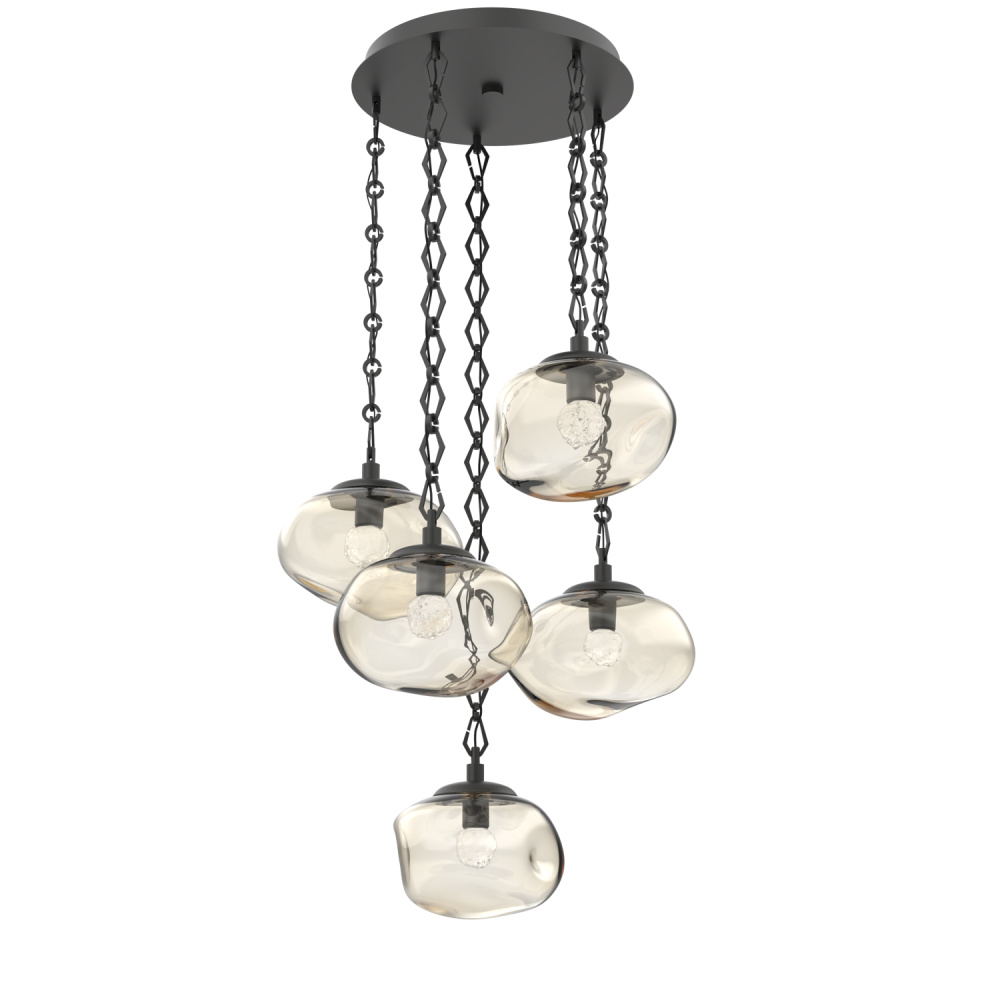 Nova Round 5pc Multi-Pendant Chain (LED)