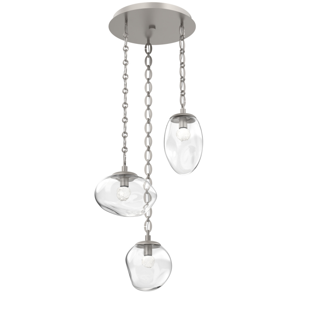 Cosmos Round 3pc Multi-Pendant Chain (LED)