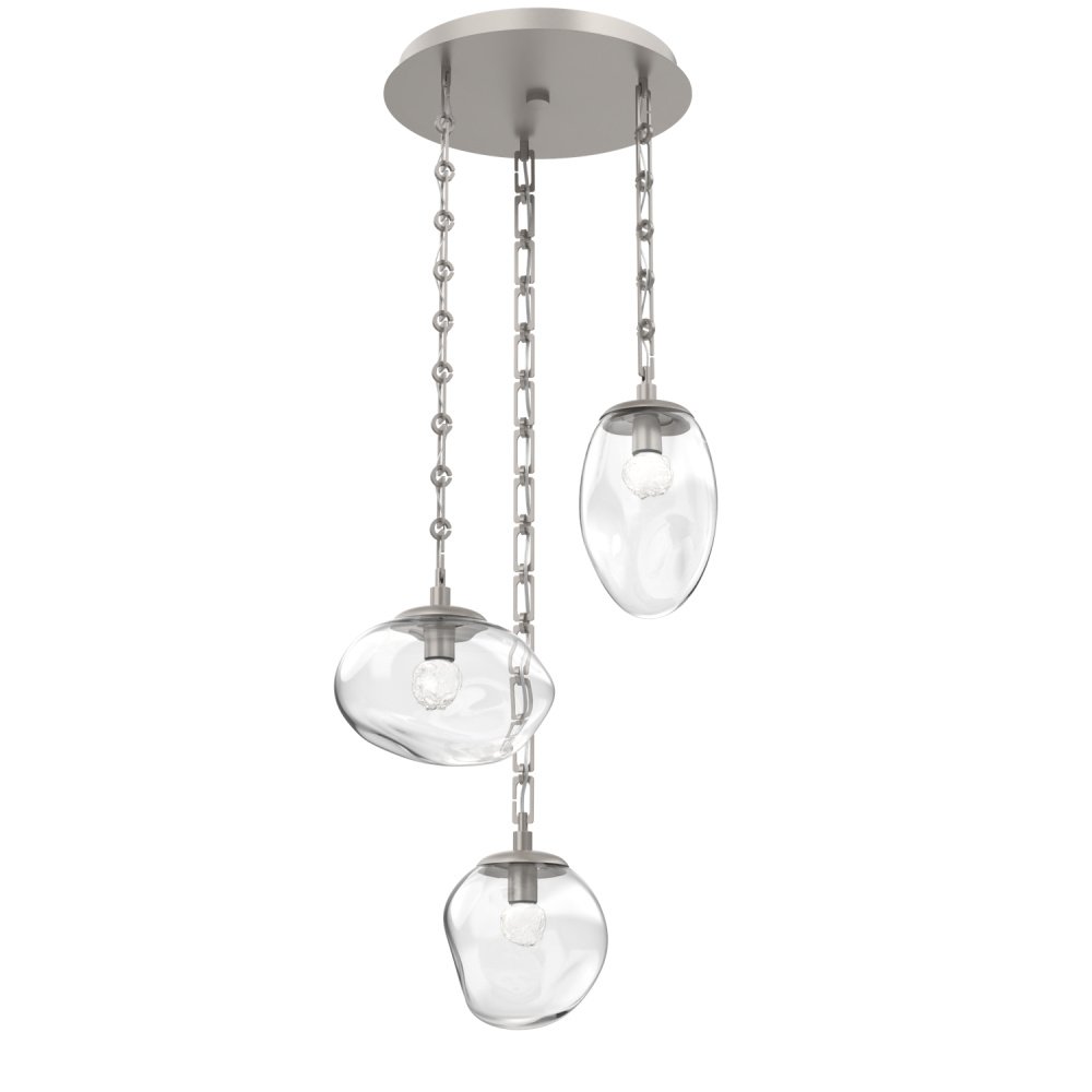 Cosmos Round 3pc Multi-Pendant Chain (LED)