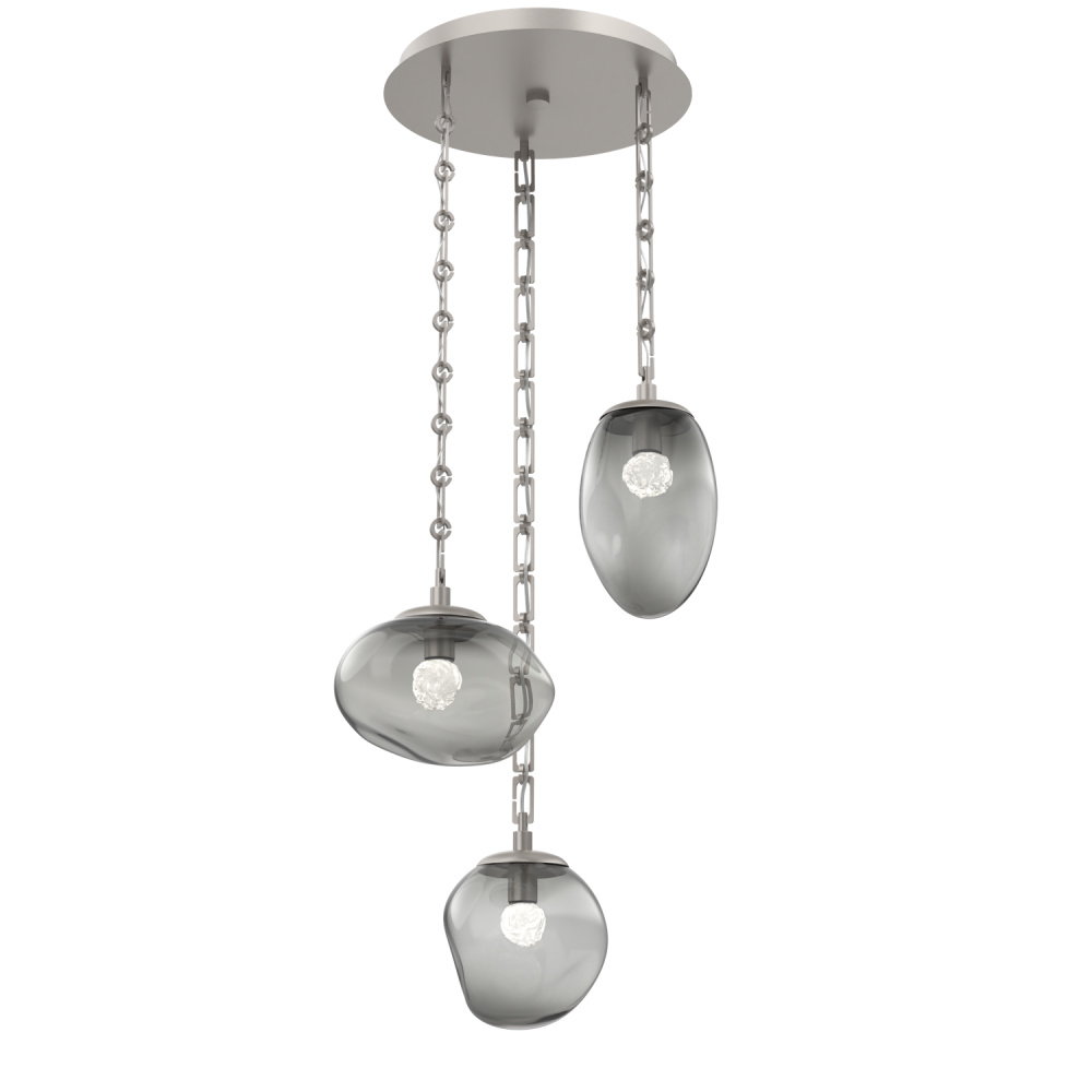 Cosmos Round 3pc Multi-Pendant Chain (LED)