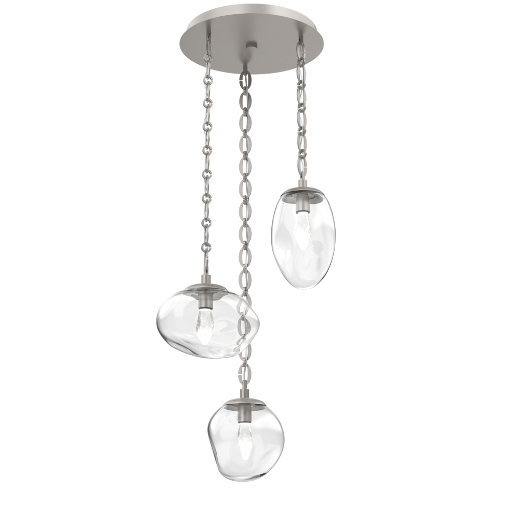 Cosmos Round 3pc Multi-Pendant Chain (LED)