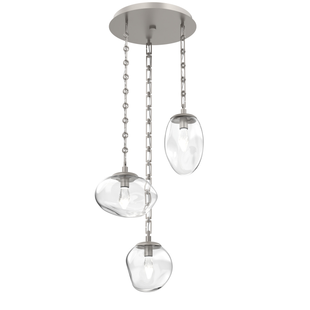 Cosmos Round 3pc Multi-Pendant Chain (LED)