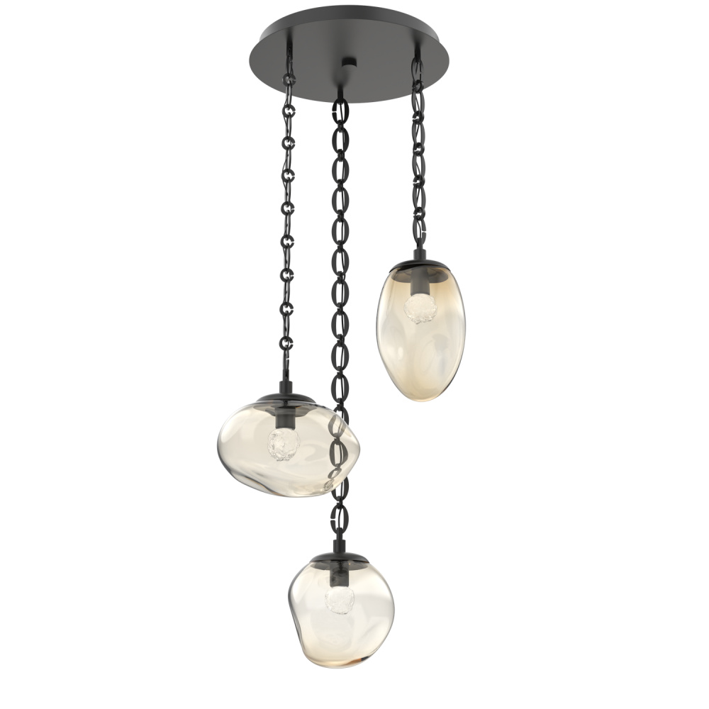Cosmos Round 3pc Multi-Pendant Chain (LED)