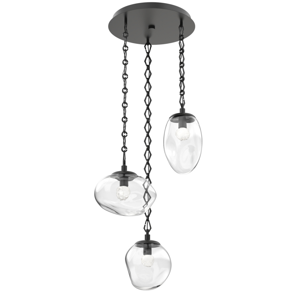 Cosmos Round 3pc Multi-Pendant Chain (LED)