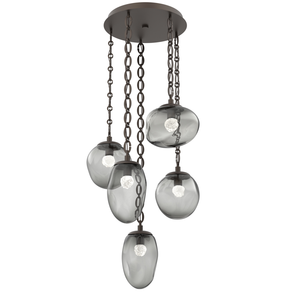Cosmos Round 5pc Multi-Pendant Chain (LED)